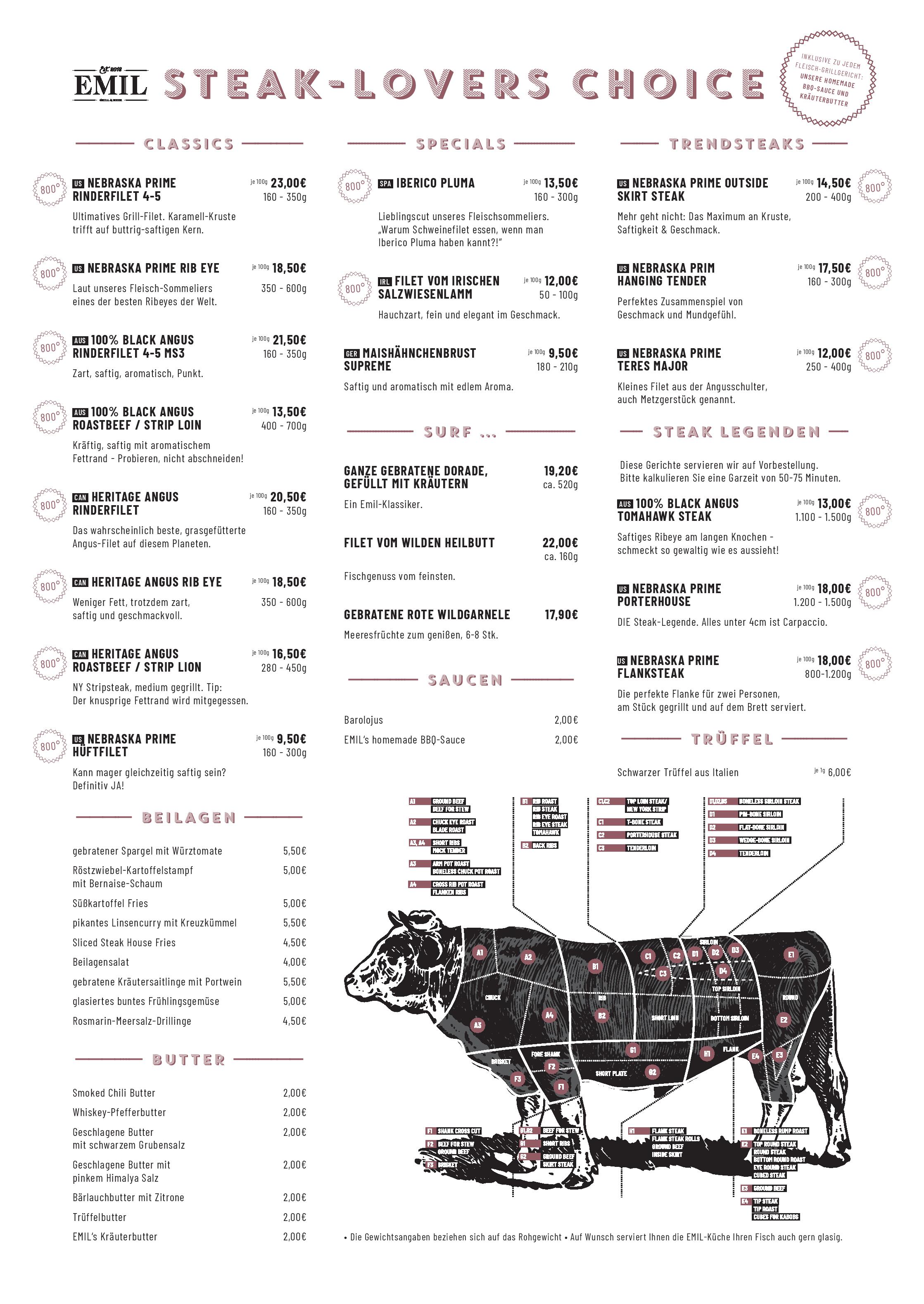 STEAK LOVERS CHOICE