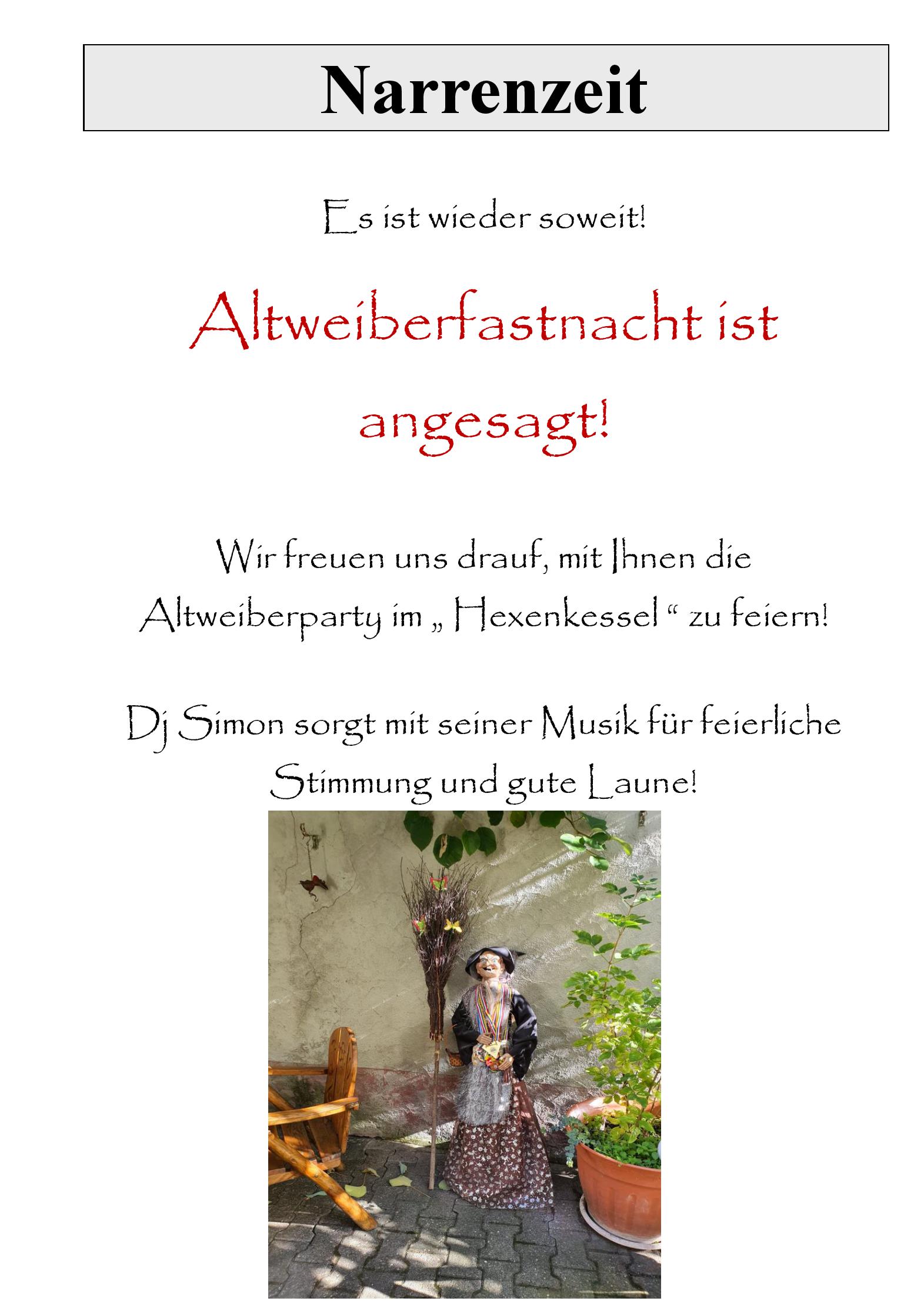 Speisekarte
