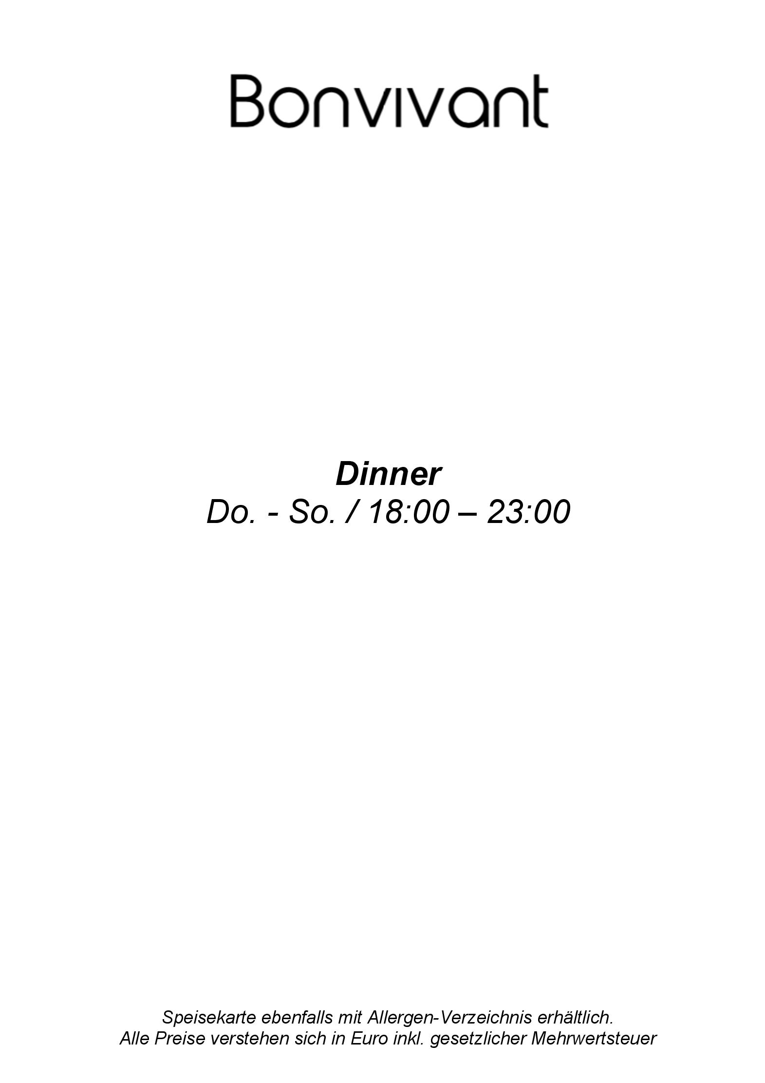 Speisekarte