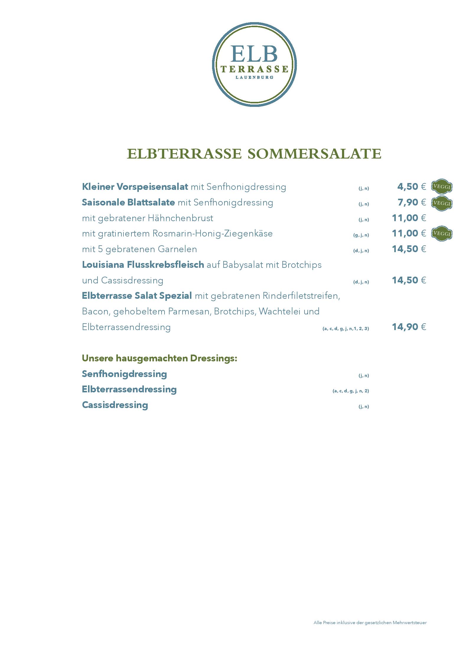 Speisekarte