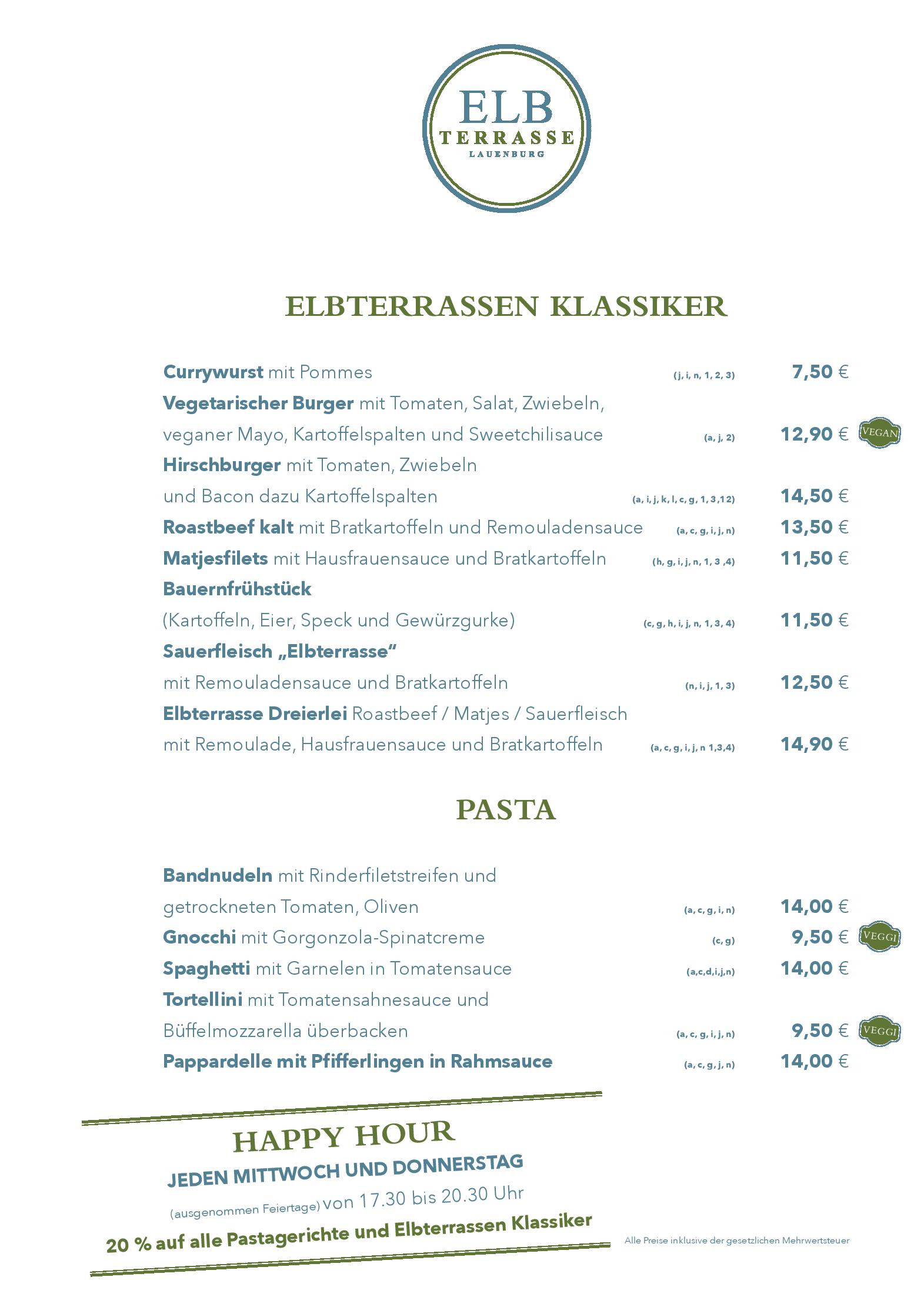 Speisekarte