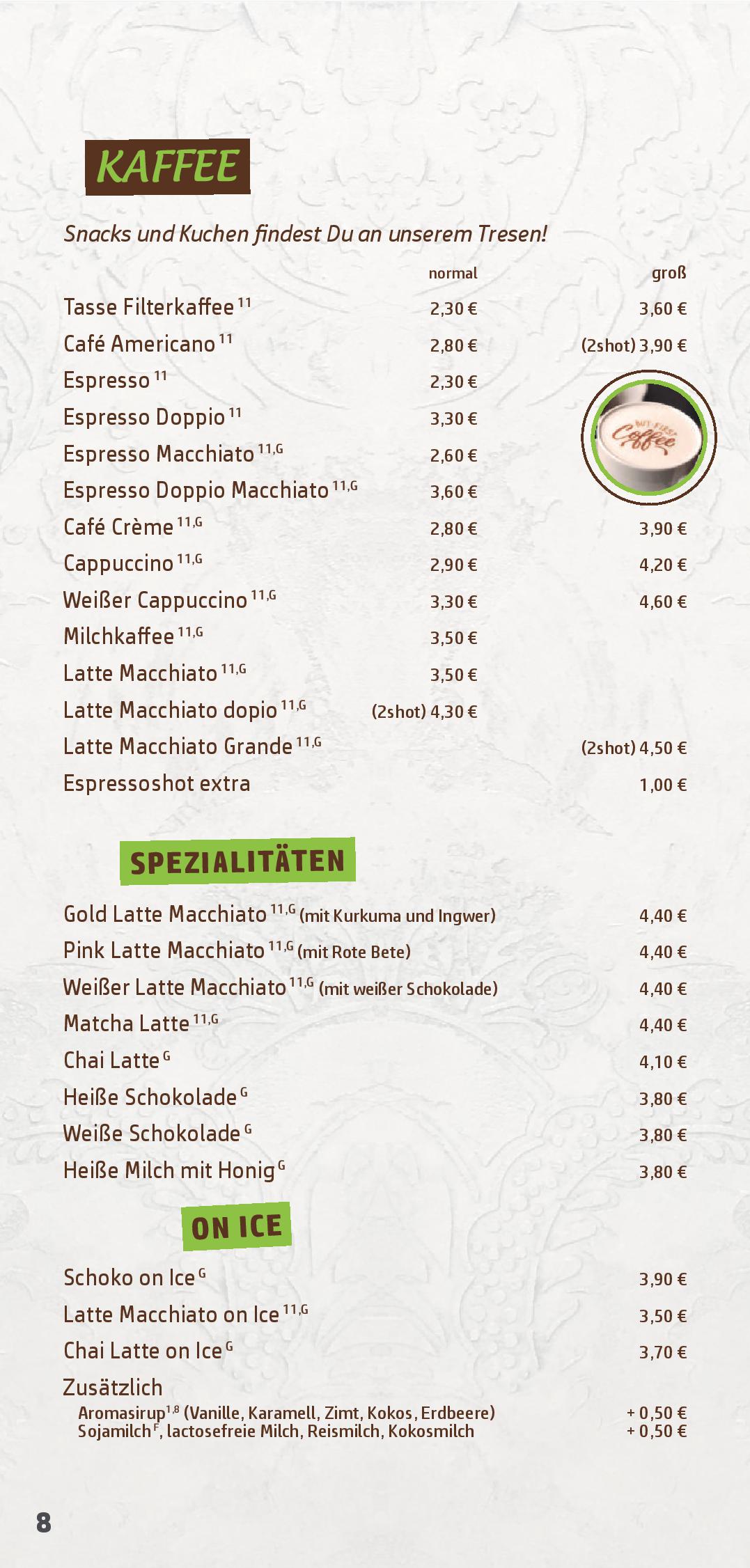 Speisekarte