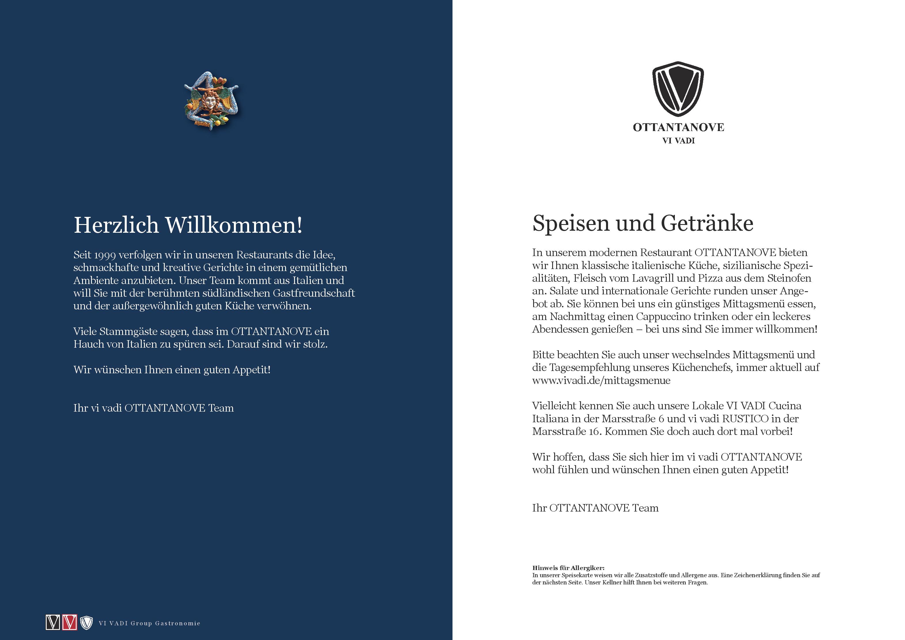Speisekarte