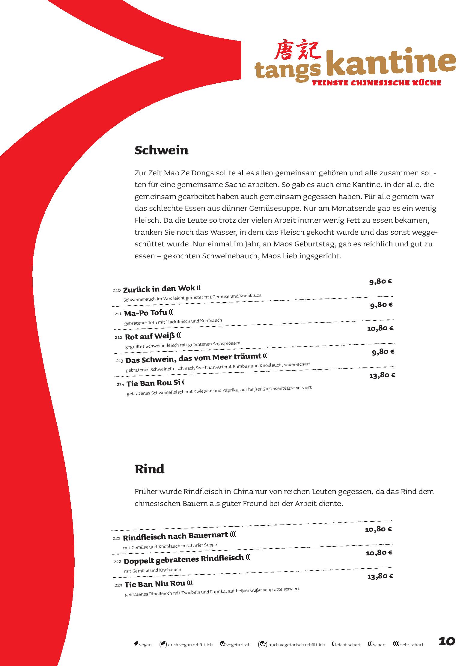 Speisekarte