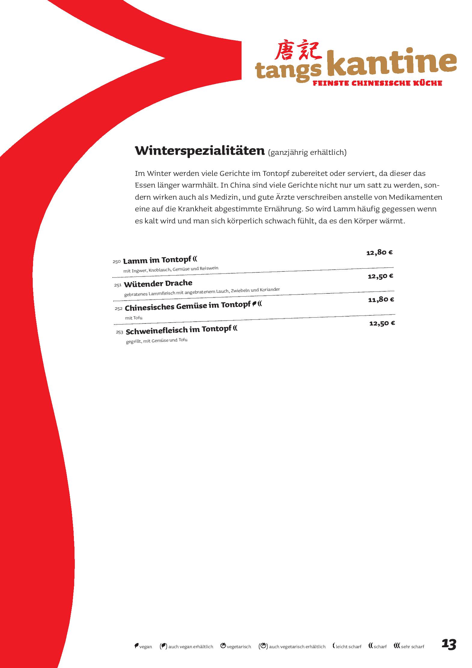 Speisekarte