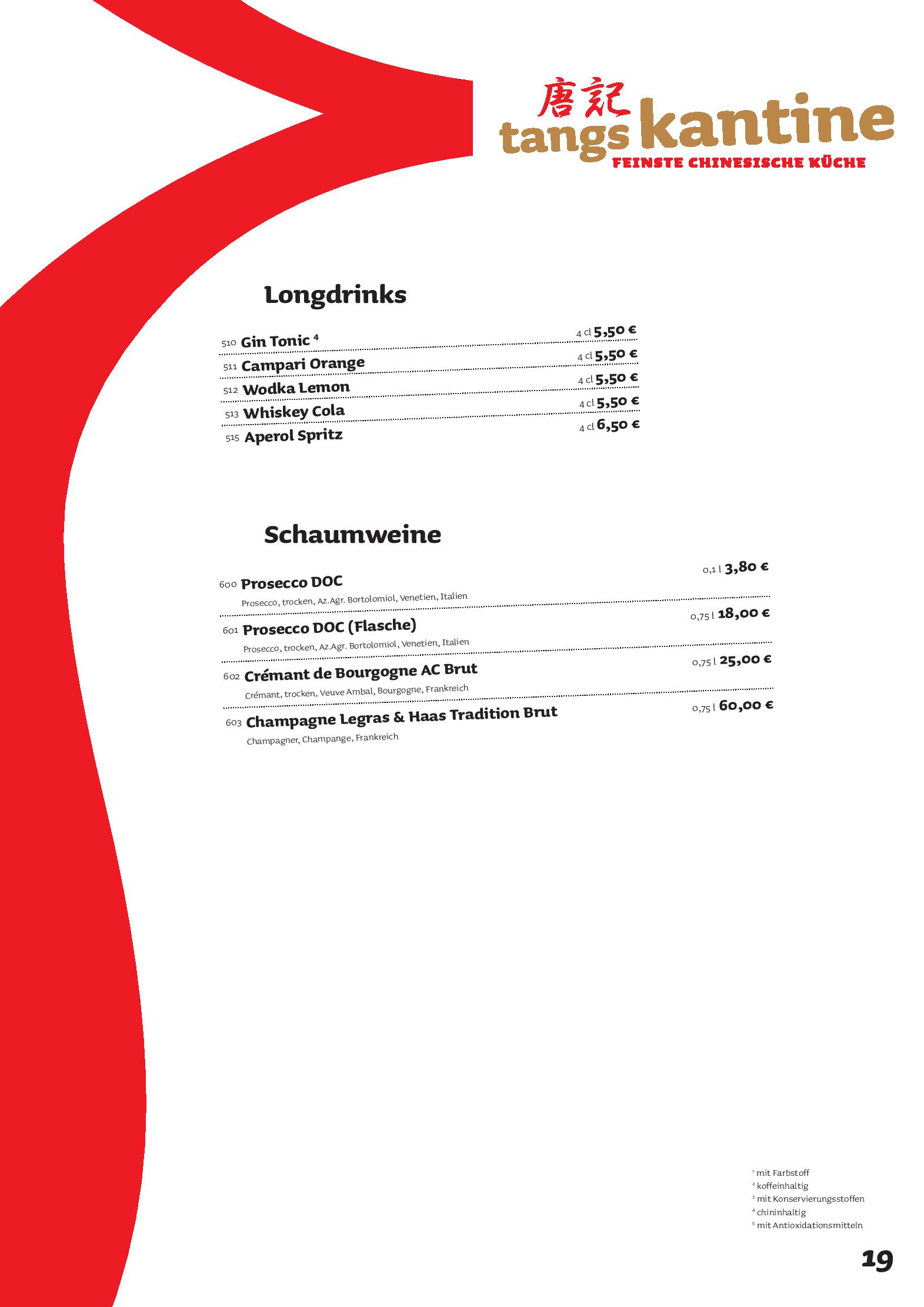 Speisekarte