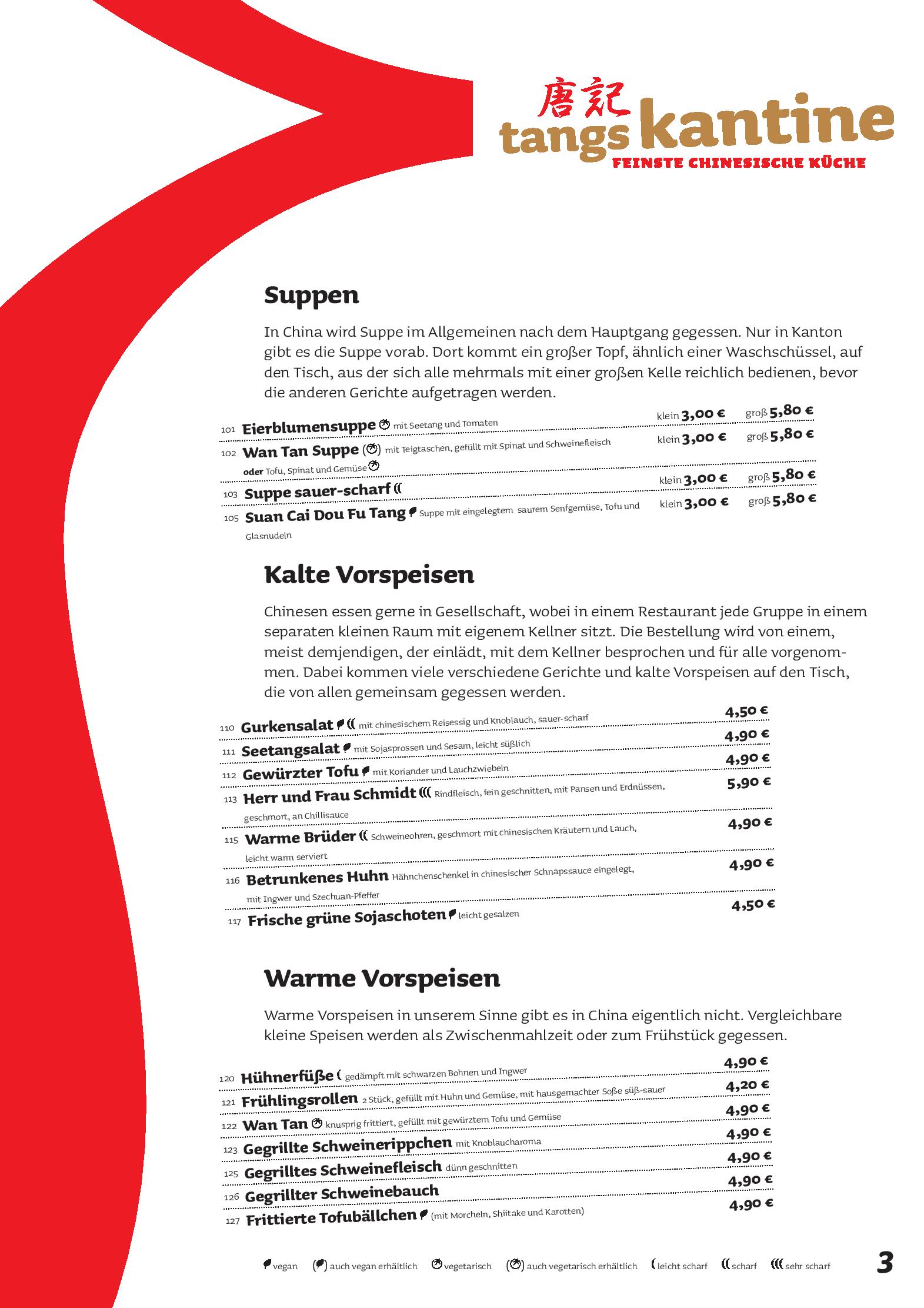 Speisekarte