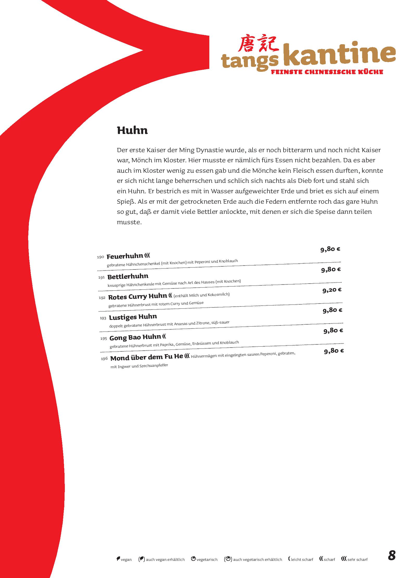 Speisekarte