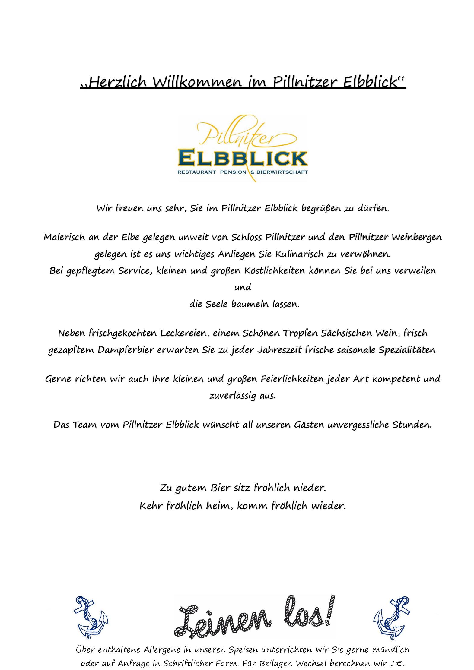 Speisekarte