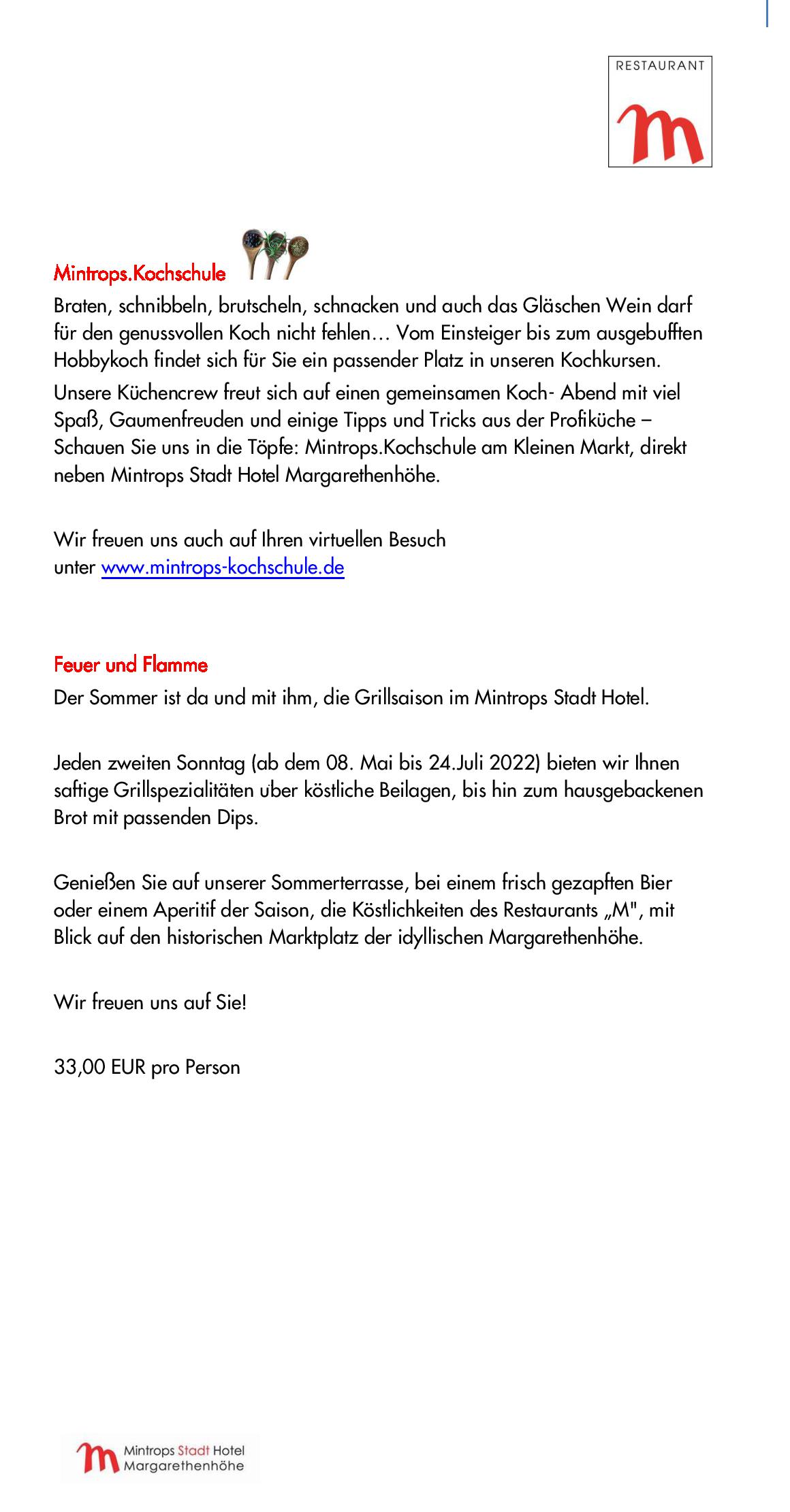 Speisekarte
