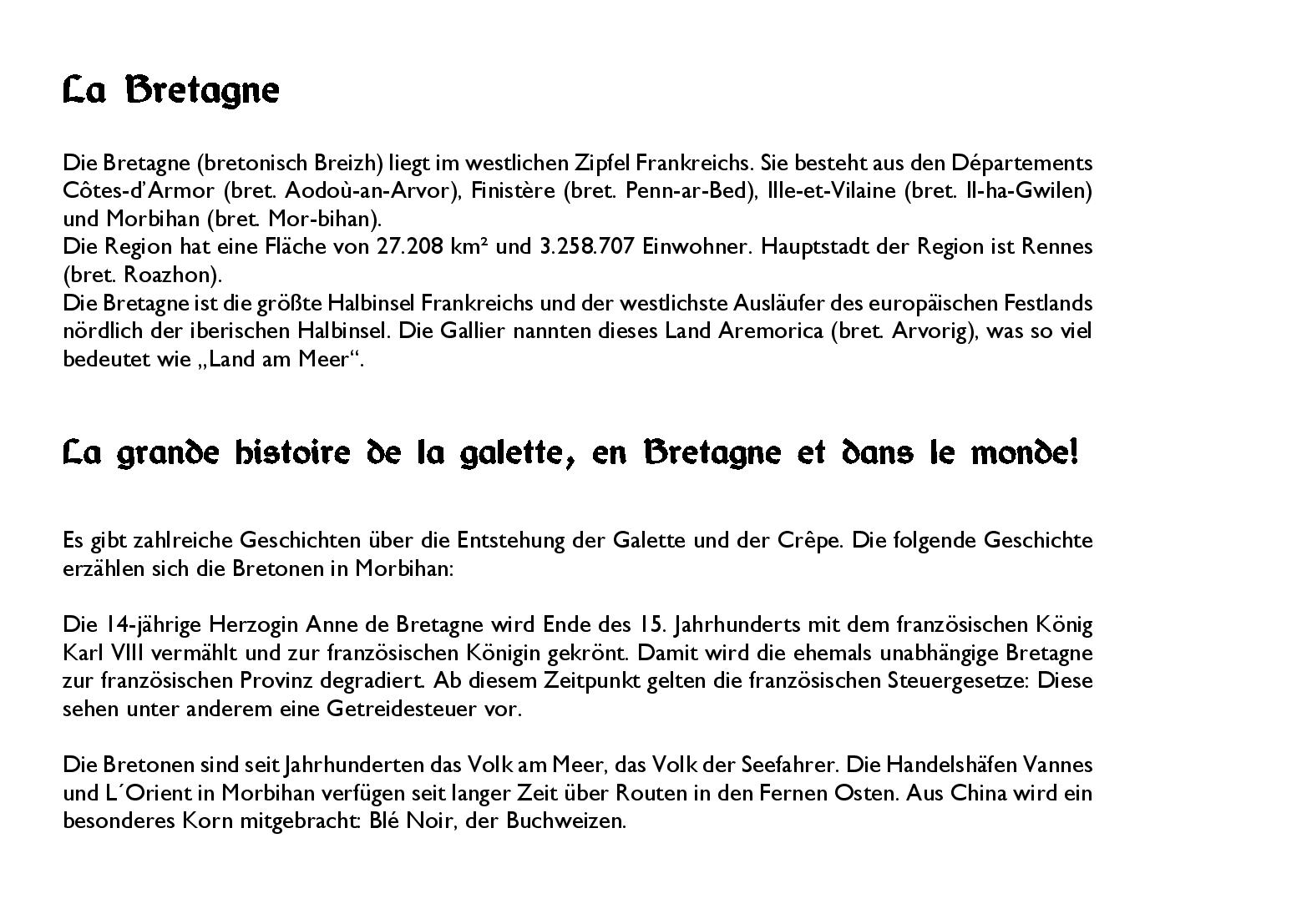 Speisekarte