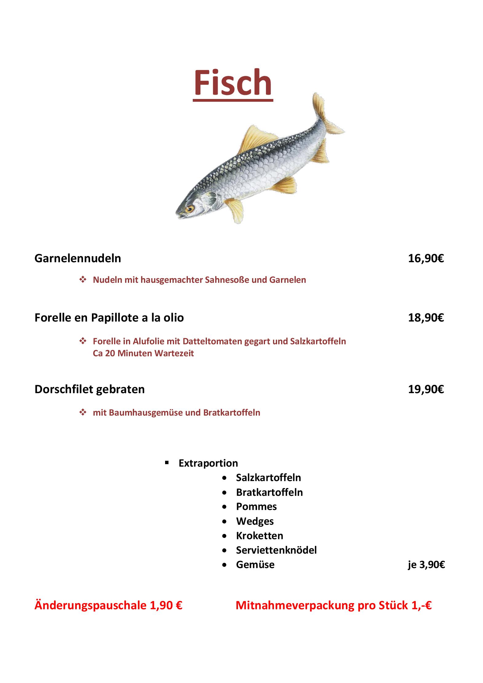 Speisekarte