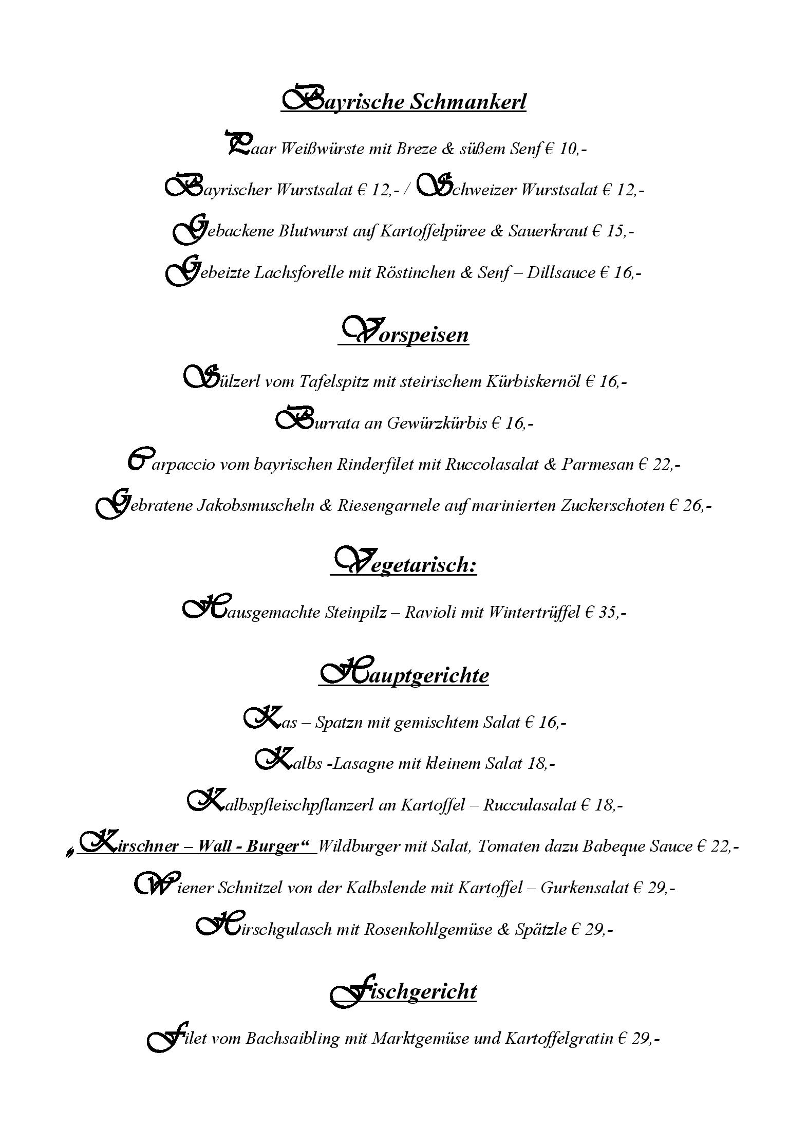Mittagsempfehlung