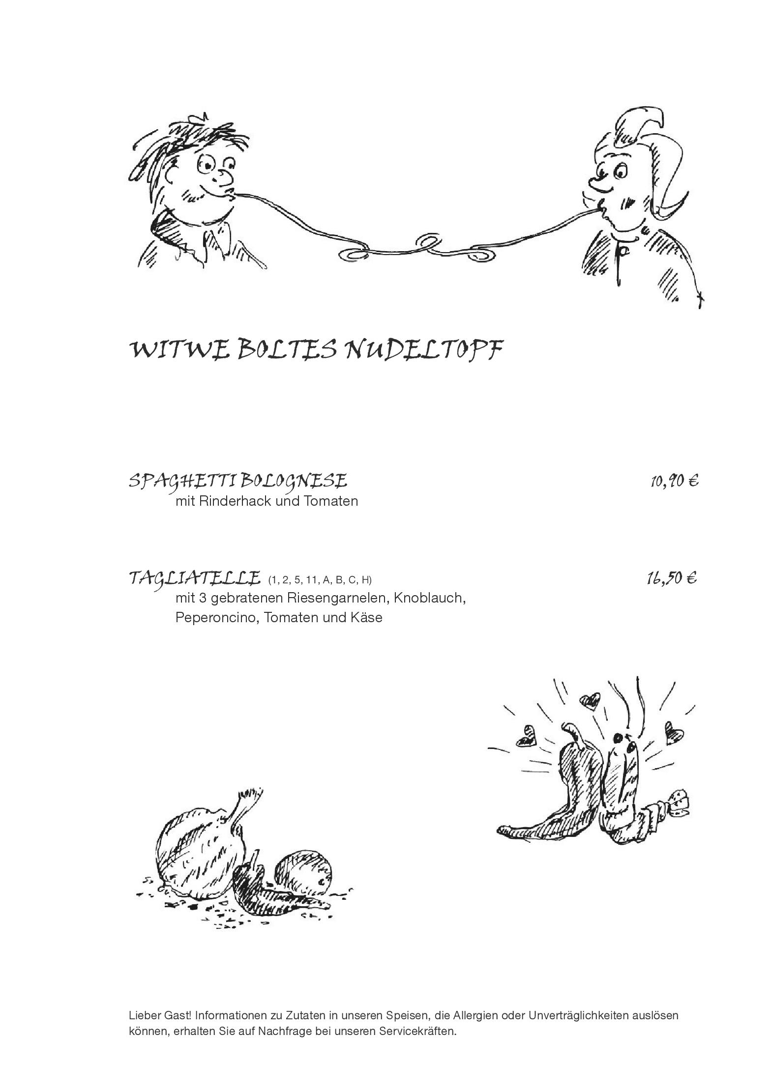 Speisekarte