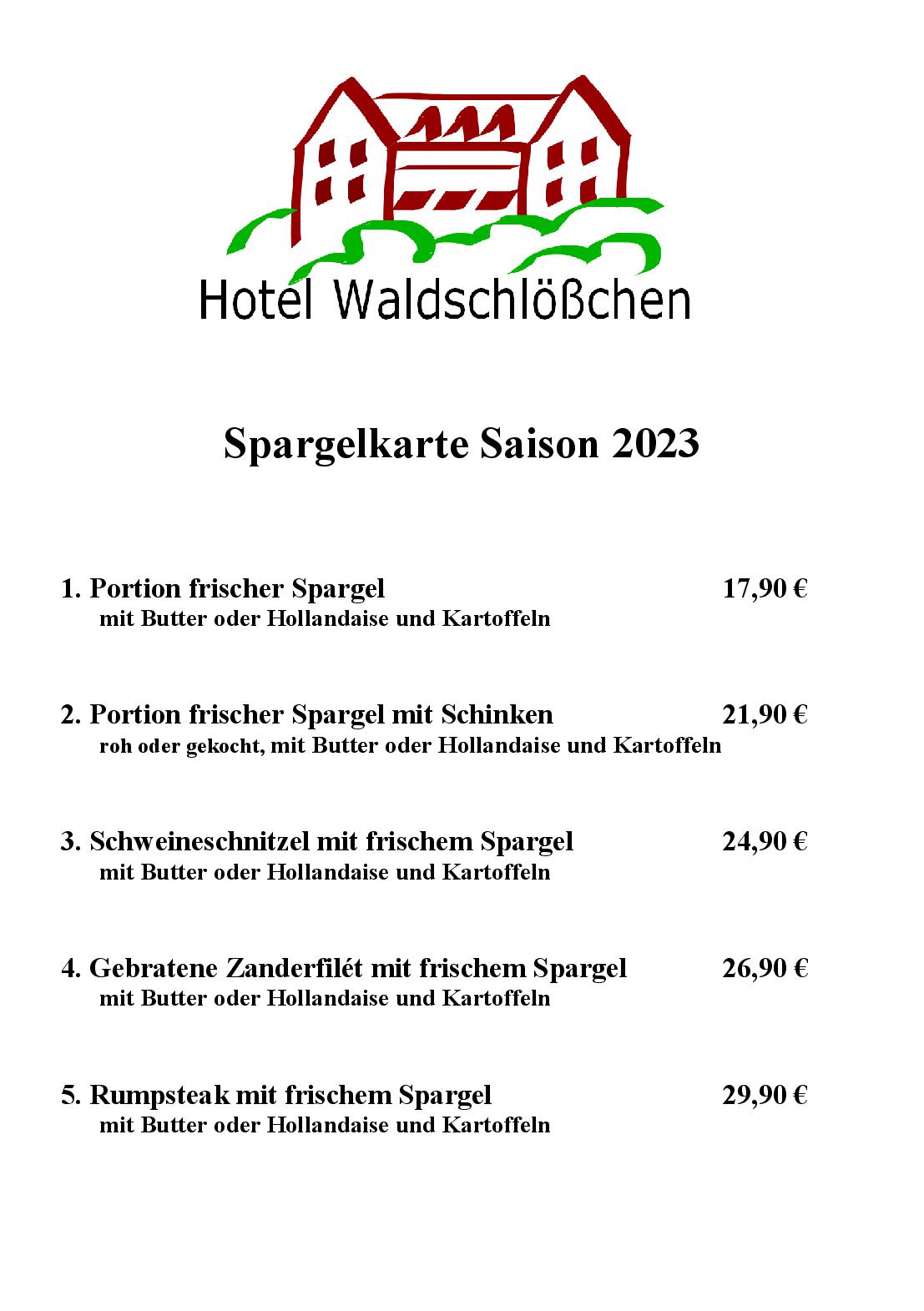 Spargelkarte