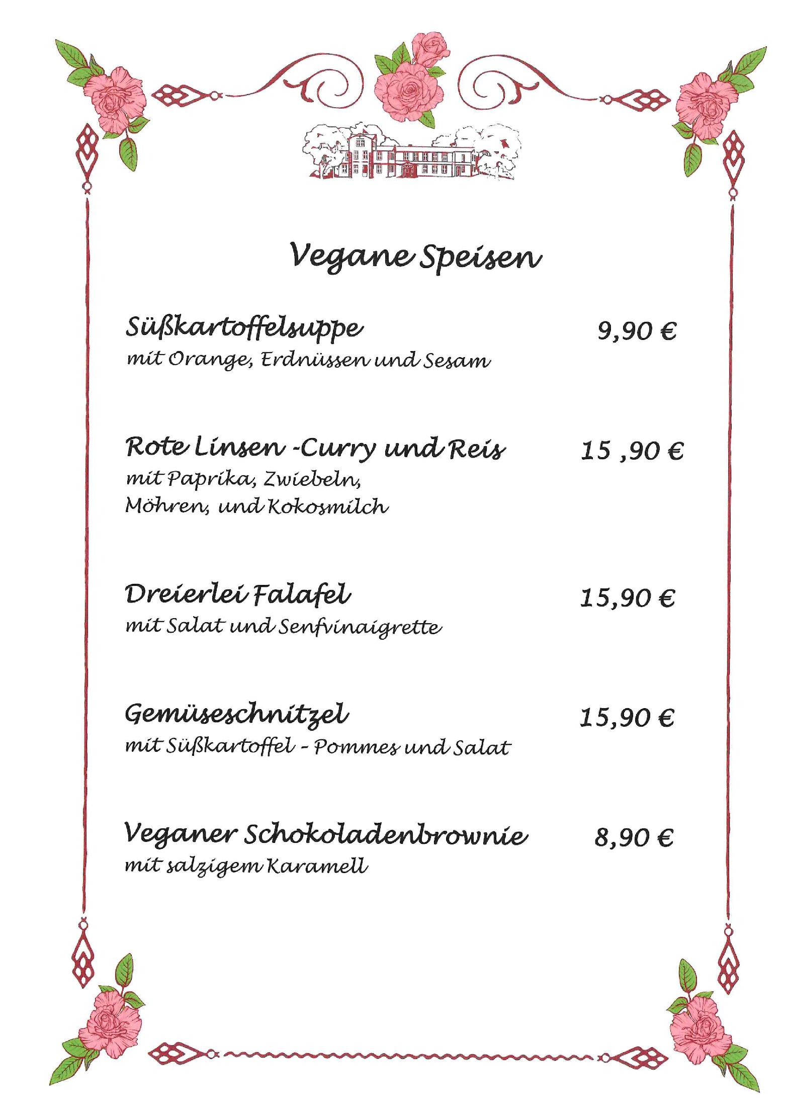 Speisekarte