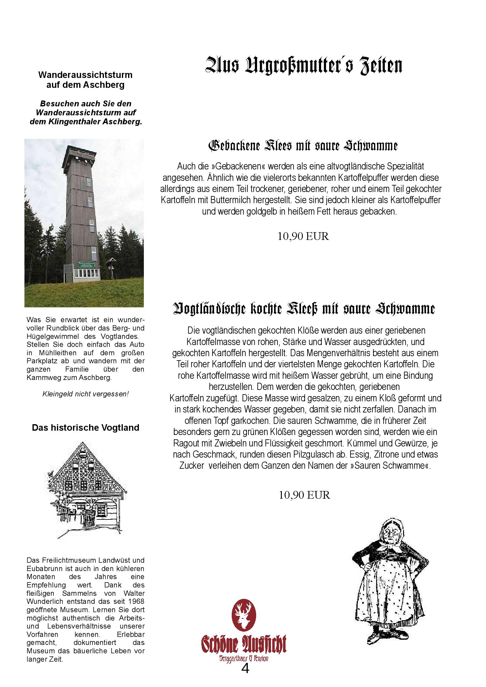 Speisekarte