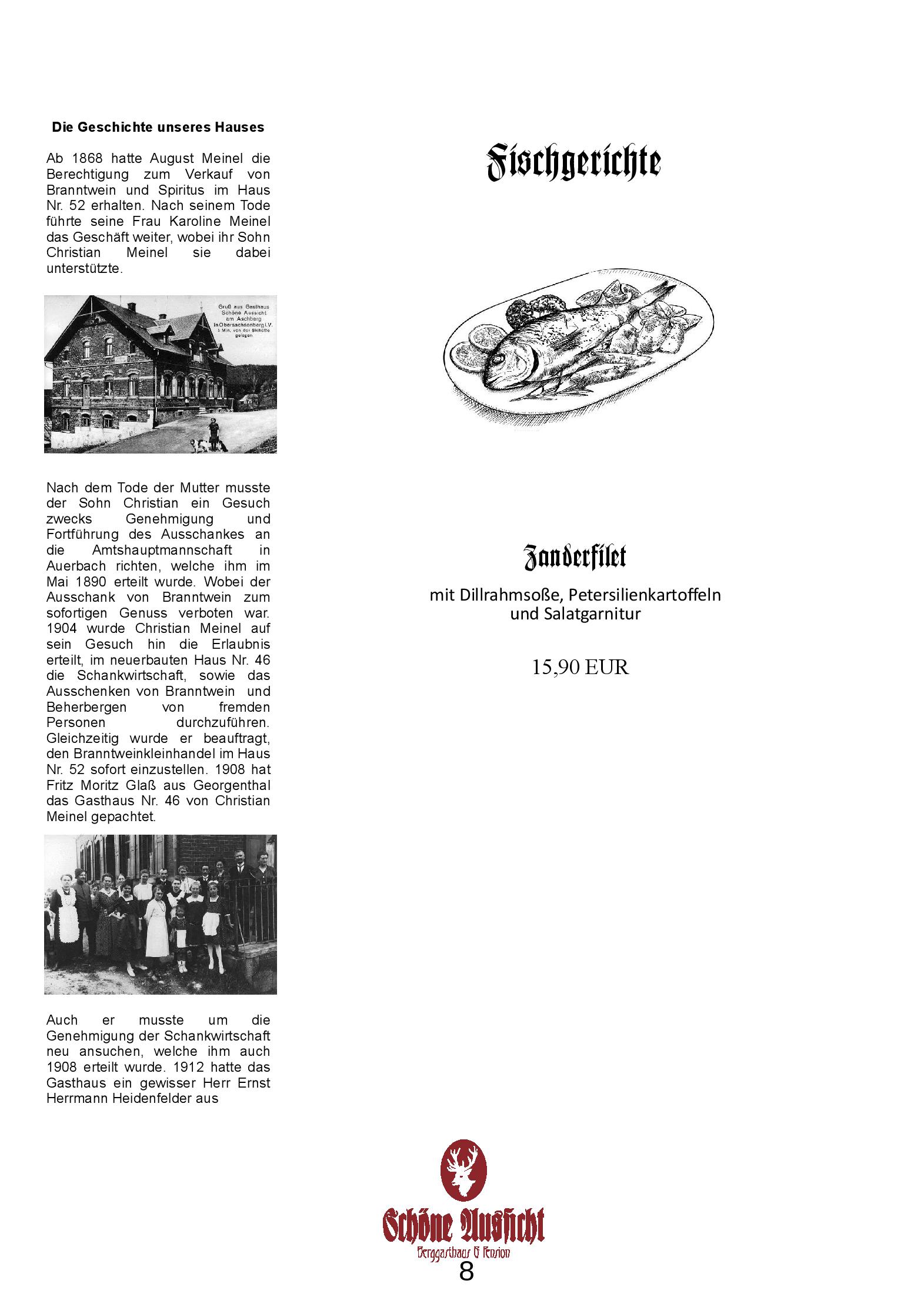 Speisekarte