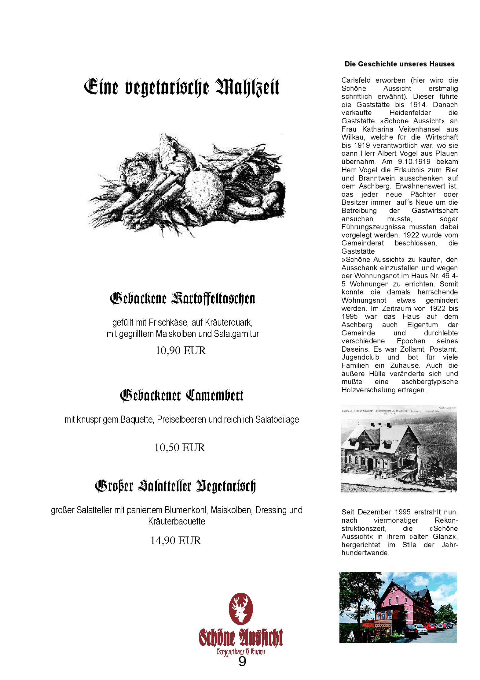 Speisekarte