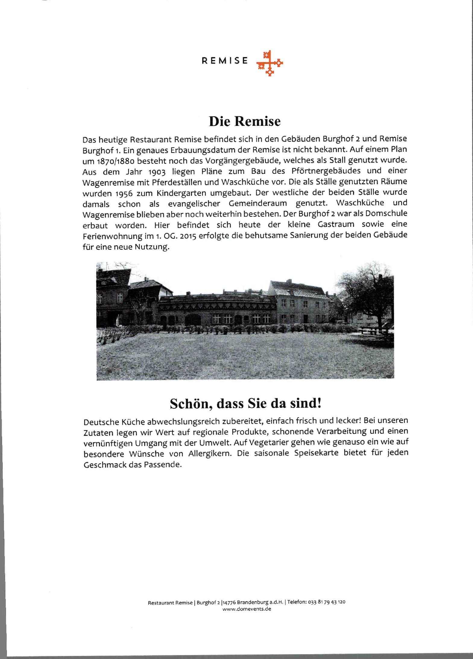Speisekarte