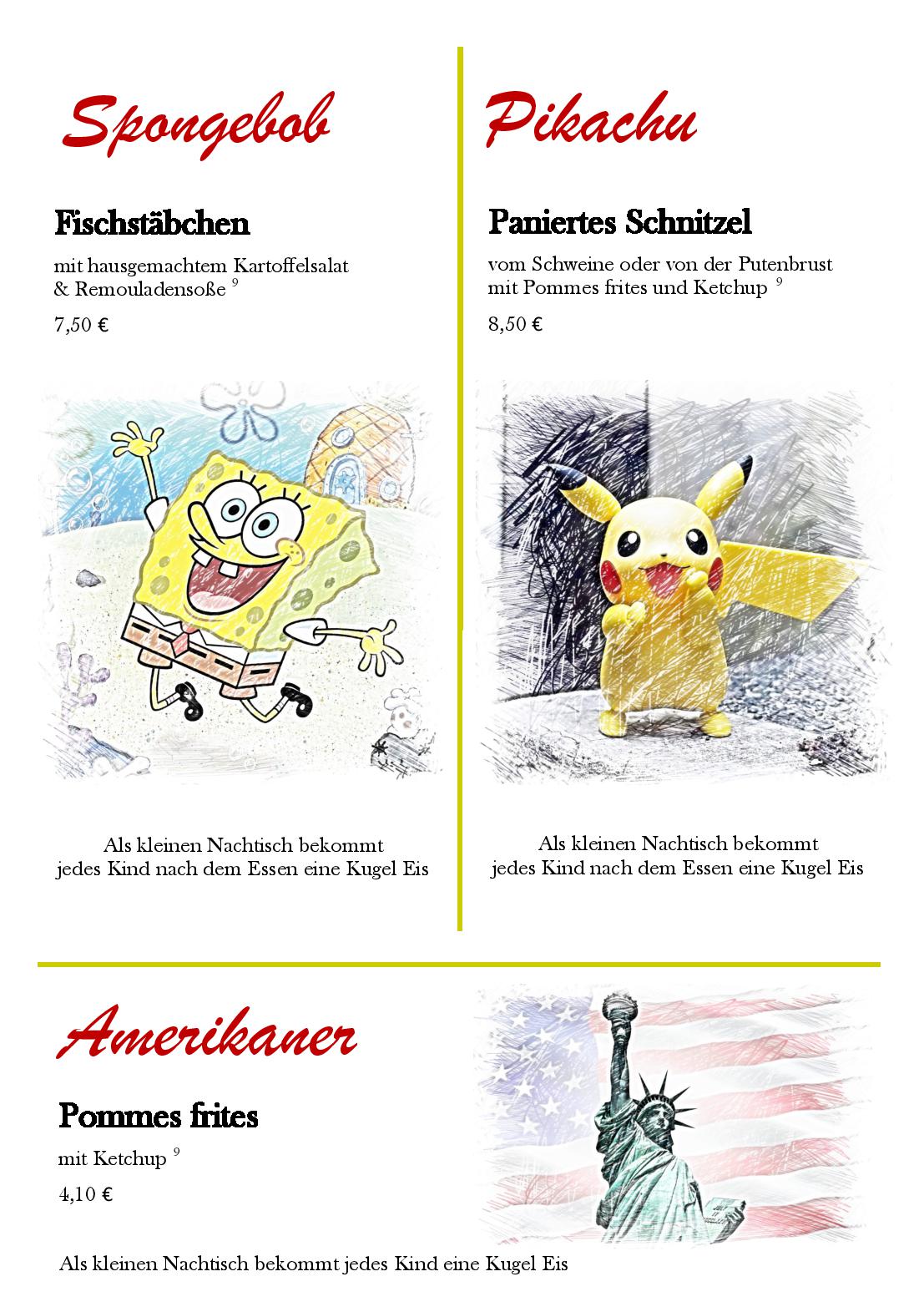 Speisekarte