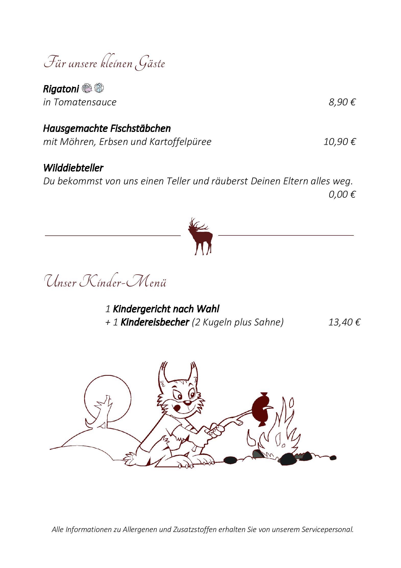 Speisekarte