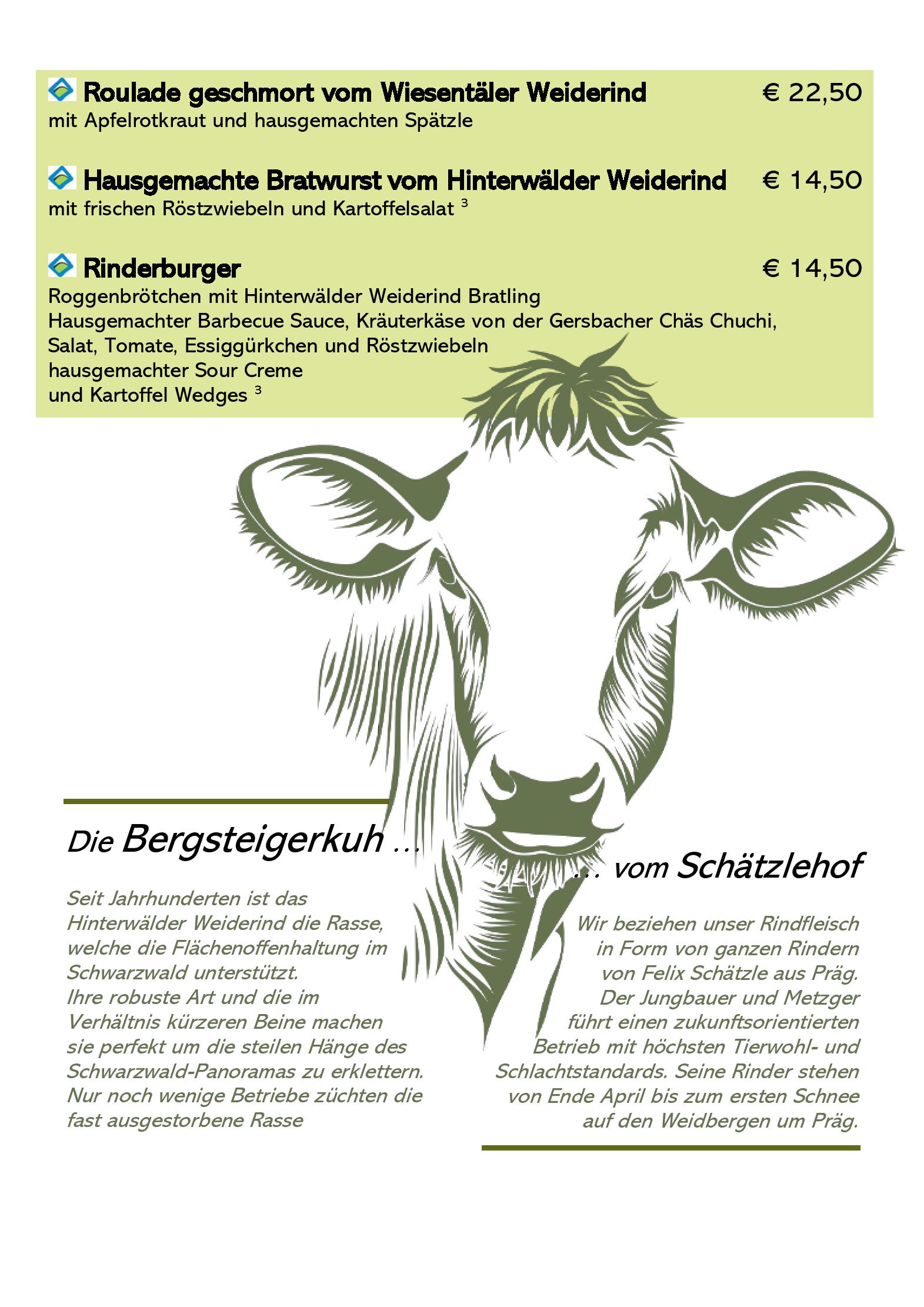 Speisekarte