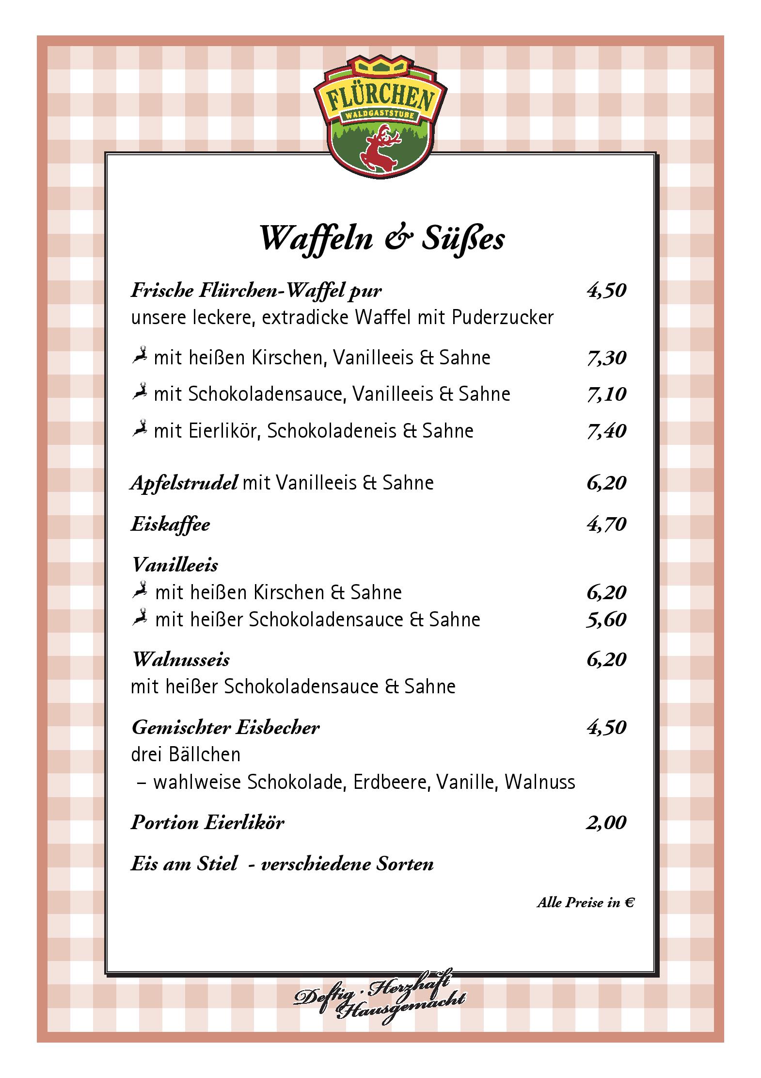 Speisekarte