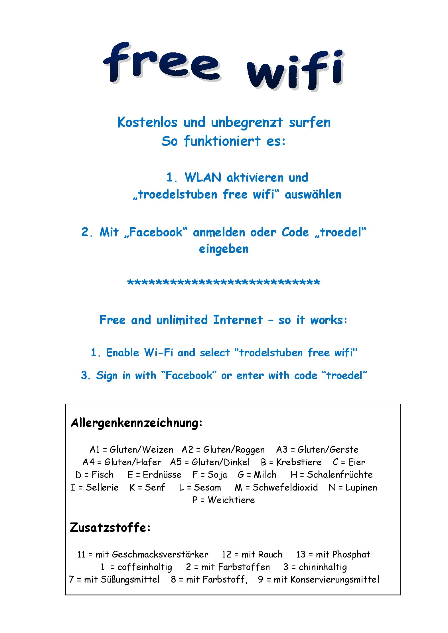 Speisekarte